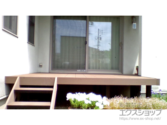 愛知県大府市ののウッドデッキ リウッドデッキ 200 施工例