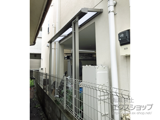 東京都杉並区ののテラス屋根 スピーネ F型 テラスタイプ 単体 積雪〜20cm対応 施工例