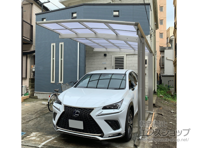 東京都江東区ののカーポート プレシオスポート 積雪〜20cm対応 施工例