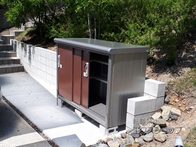 愛知県名古屋市のの物置・屋外倉庫 エスモ 一般型 ( ESE-1606Y) 施工例