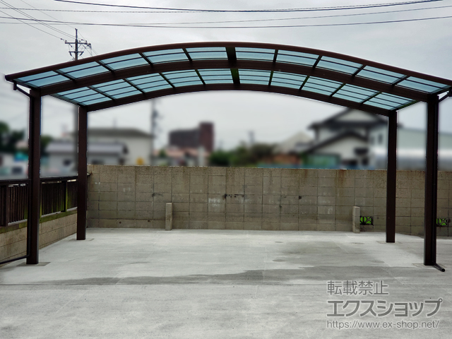 島根県出雲市ののカーポート レイナツインポートグラン　積雪〜20cm対応 施工例