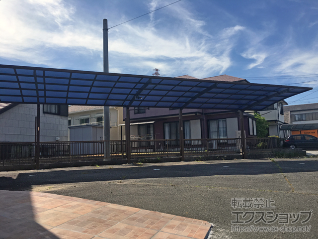 三重県四日市市ののカーポート レイナポートグラン 縦連棟　積雪〜20cm対応 施工例