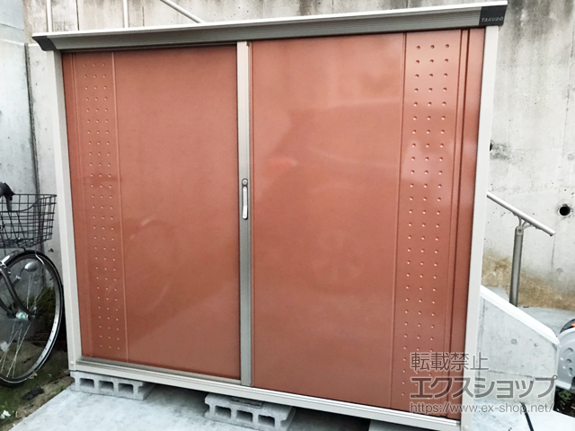 東京都稲城市のの物置・屋外倉庫 グランプレステージジャンプ 1879×650×1600（GP-196B-F） GP-196B-F-TR 施工例