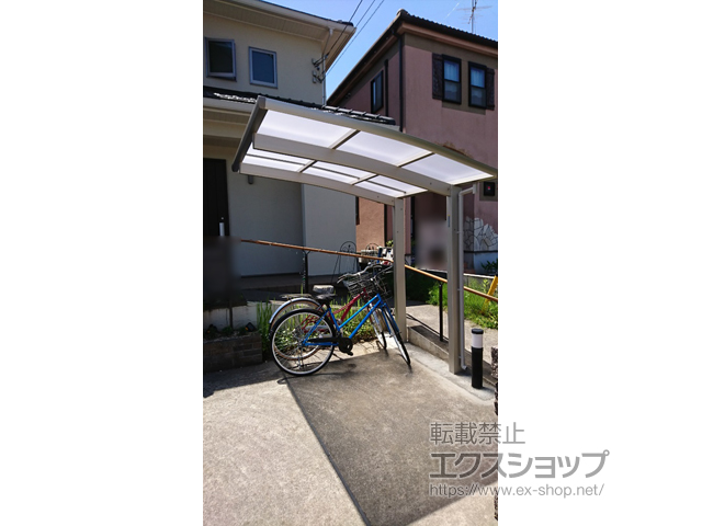 千葉県野田市ののサイクルポート・駐輪場 プレシオスポート ミニ 積雪〜20cm対応 施工例