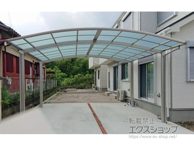 愛知県犬山市のYKKAPのカーポート レイナツインポートグラン　積雪～20cm対応 施工例