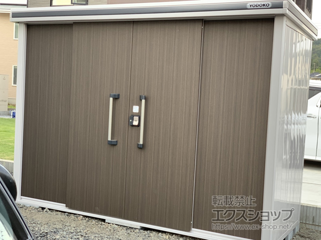 栃木県佐野市のの物置・屋外倉庫 エルモ 積雪型( LMDS-2911-DW) 施工例