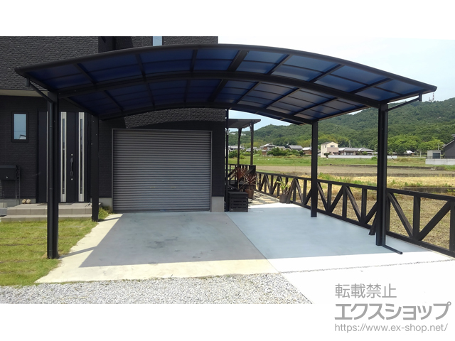 香川県高松市ののカーポート レイナツインポートグラン　積雪〜20cm対応 施工例