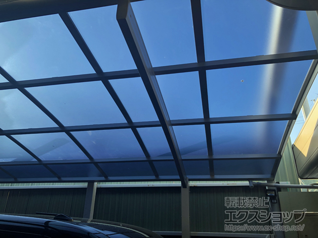 岡山県岡山市ののカーポート レイナポートグラン 積雪〜20cm対応 施工例