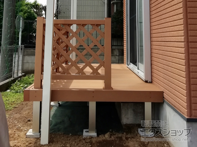 東京都府中市ののウッドデッキ マージウッドデッキ 施工例