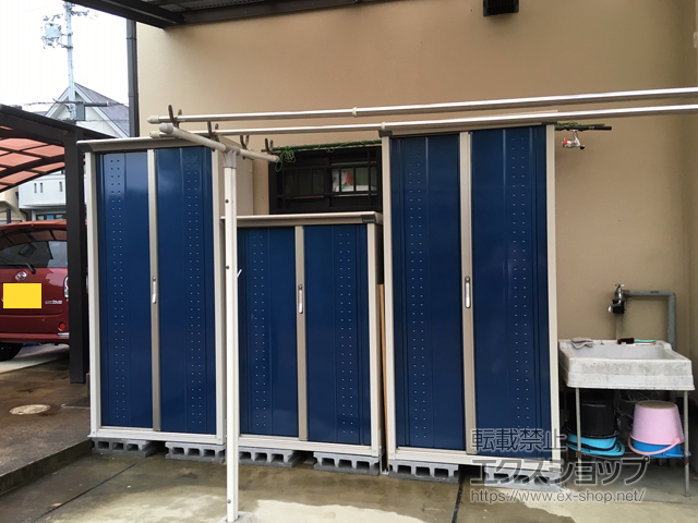 京都府宇治市のの物置・屋外倉庫 グランプレステージジャンプ 920×530×1900（GP-95A-T） GP-95A-T-D 施工例