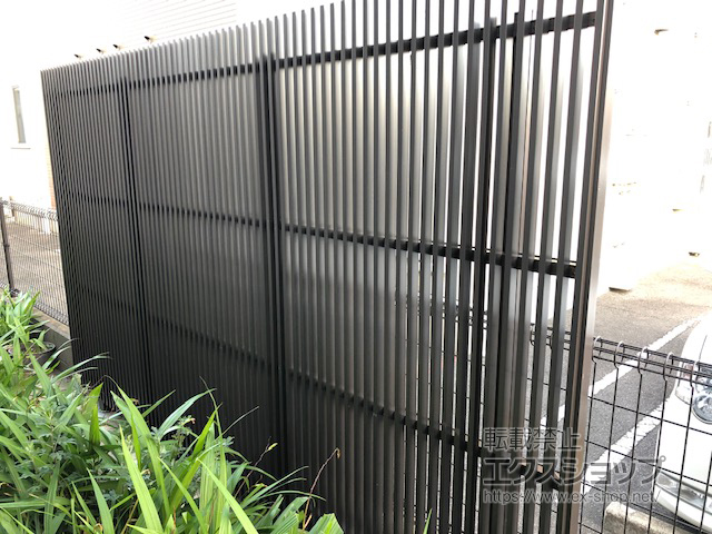 山口県周南市ののフェンス・柵 ラインスタイル Sタイプ 隙間25mm 施工例