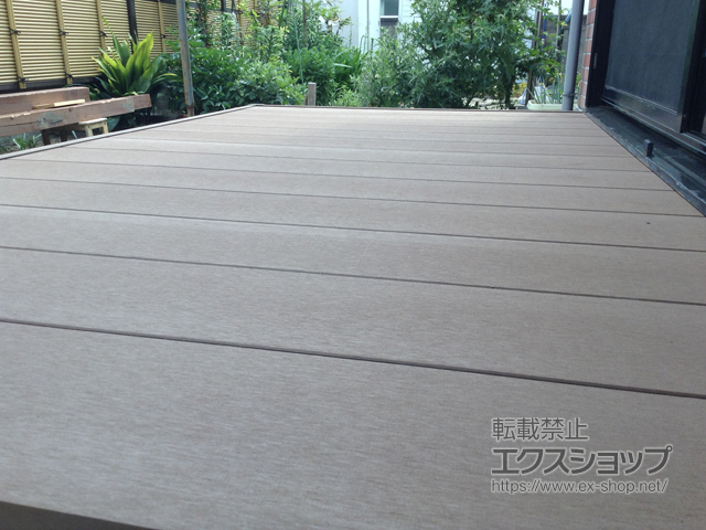 群馬県伊勢崎市ののウッドデッキ マージウッドデッキ 施工例