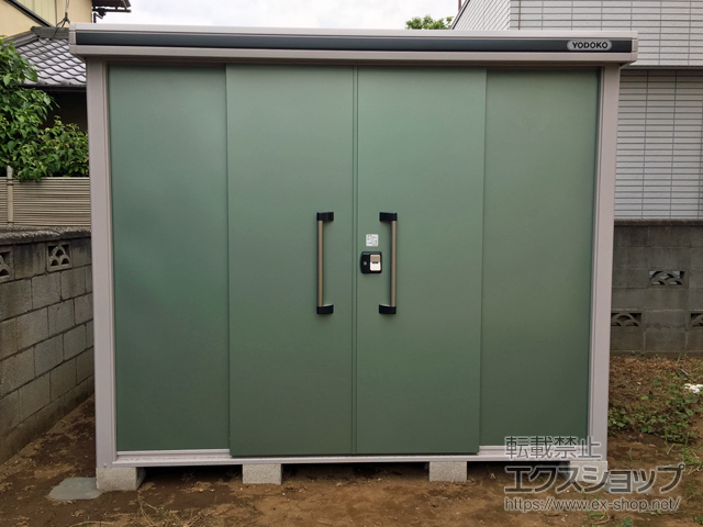 千葉県千葉市のの物置・屋外倉庫 エルモ 一般型 2570×2220×2117 LMD-2522-EG 施工例