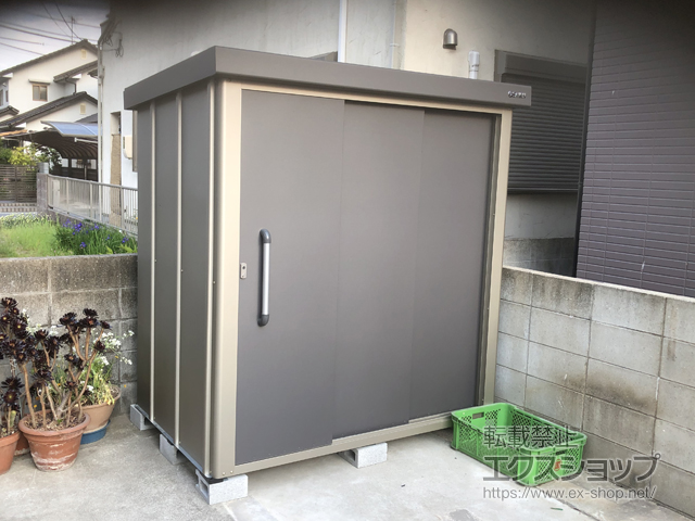 岡山県岡山市のの物置・屋外倉庫 エスケーエイト SK8-70 一般型 1800×1200×1940 SK8-70-GK 施工例