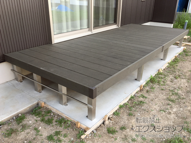 埼玉県川口市ののウッドデッキ リウッドデッキ 200 施工例