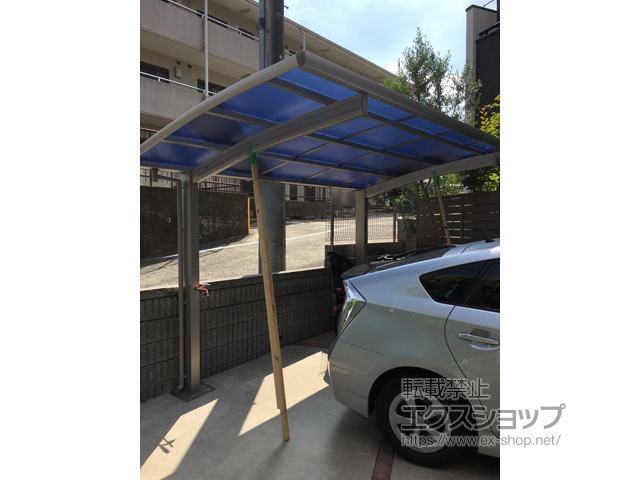 神奈川県横浜市ののカーポート プレシオスポート 積雪〜20cm対応 施工例