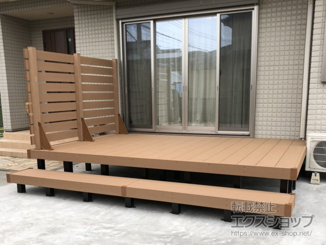 埼玉県鴻巣市ののウッドデッキ リウッドデッキ 200 施工例