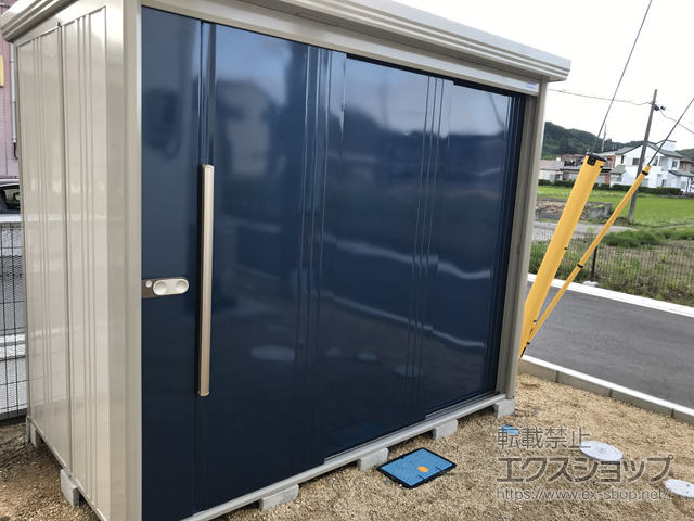 福島県白河市のの物置・屋外倉庫 Mr.ストックマンダンディ 一般型 2532×1406×2110（ND-2514） ND-2514-D 施工例