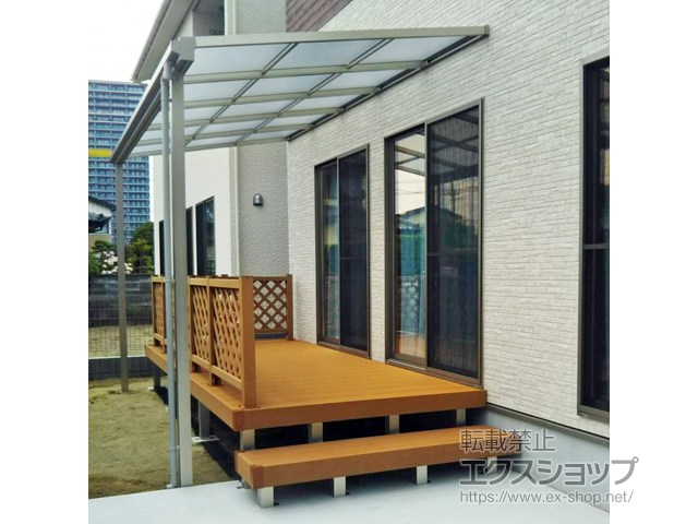 宮城県仙台市ののウッドデッキ リウッドデッキ 200 施工例