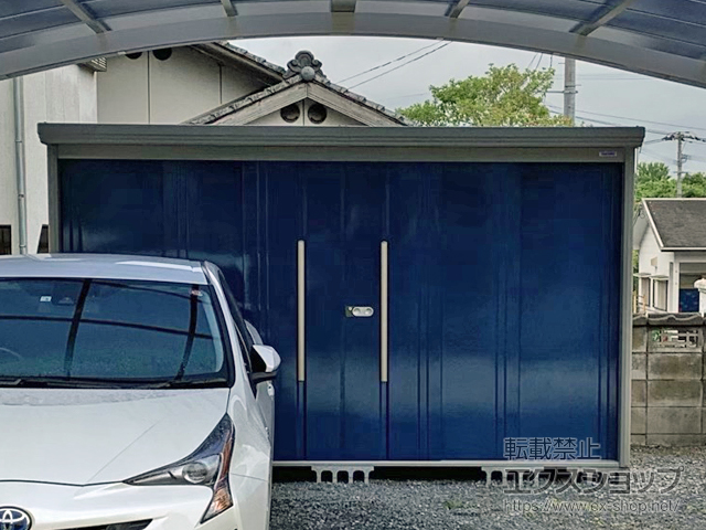 福岡県田川郡糸田町のの物置・屋外倉庫 Mr.ストックマンダンディ 一般型 3600×1922×2110 ND-3619-DB 施工例