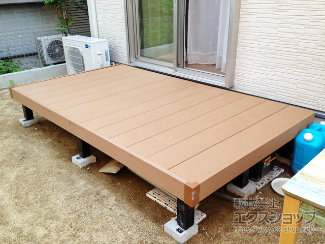 兵庫県小野市ののウッドデッキ マージウッドデッキ 施工例