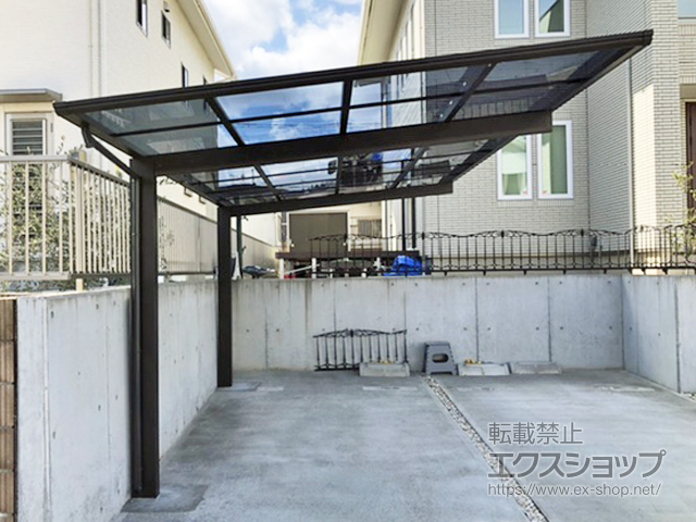 福島県いわき市ののカーポート エフルージュグラン　積雪〜20cm対応 施工例