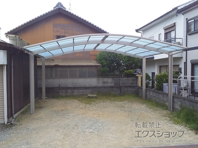 奈良県桜井市ののカーポート レイナツインポートグラン　積雪〜20cm対応 施工例