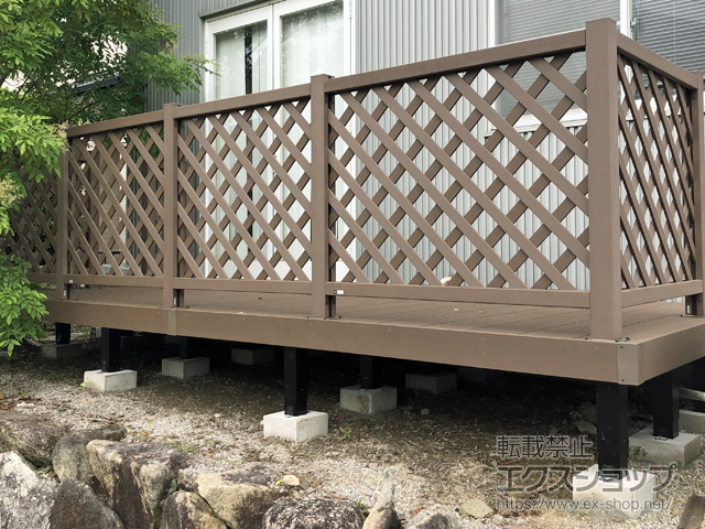 愛知県みよし市ののウッドデッキ リウッドデッキ 200 施工例