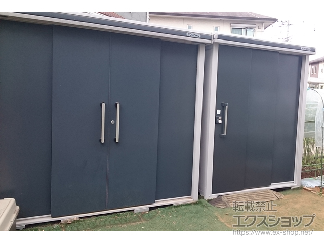 千葉県市原市のの物置・屋外倉庫 エルモ 一般型 1870×1520×2360 LMD-1815H-SM 施工例