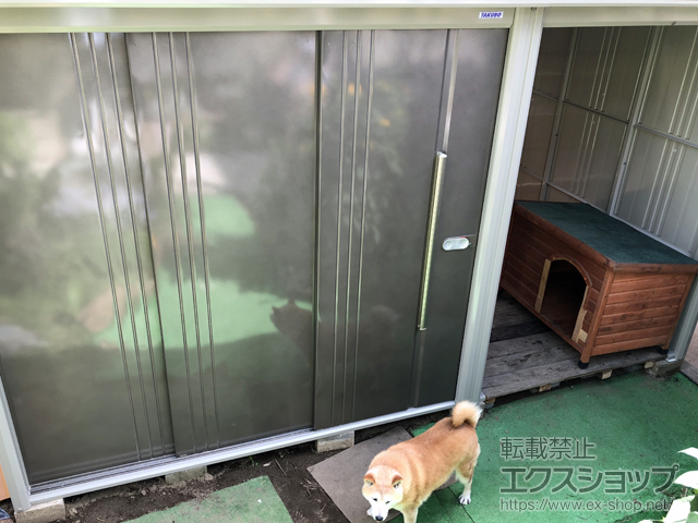 新潟県燕市のの物置・屋外倉庫 Mr.ストックマン プラスアルファ 多雪型 3715×2290×2110（TP-S3722） TP-S3722-B 施工例