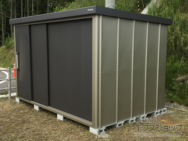 宮城県石巻市のの物置・屋外倉庫 エスケーエイト SK8-180 一般型 3000×2000×1940 SK8-180-GK 施工例