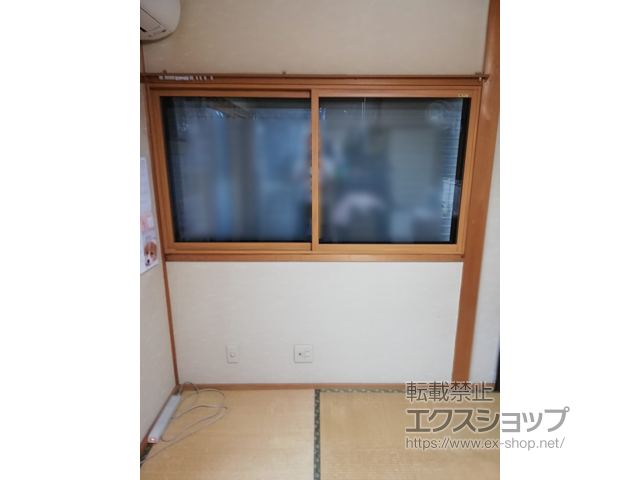 大阪府東大阪市のの二重窓（内窓） インプラス ダストバリア仕様 引違い窓 変則2枚建 施工例