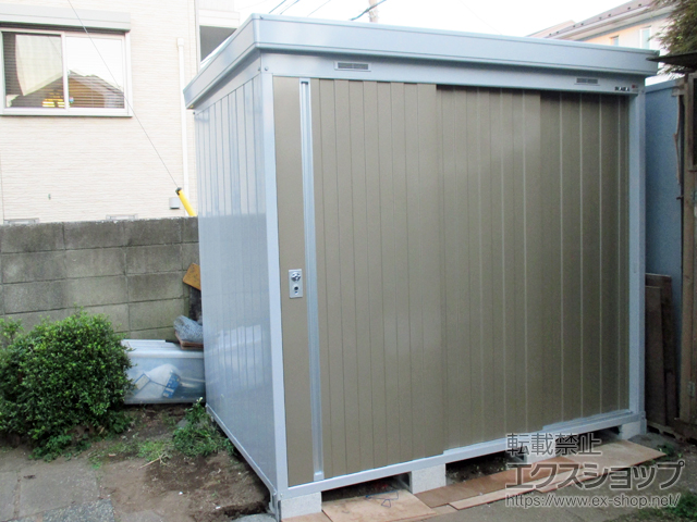 東京都小金井市のの物置・屋外倉庫 ネクスタ 一般型 2210×1370×2020（NXN-30S） NXN-30S-MB 施工例