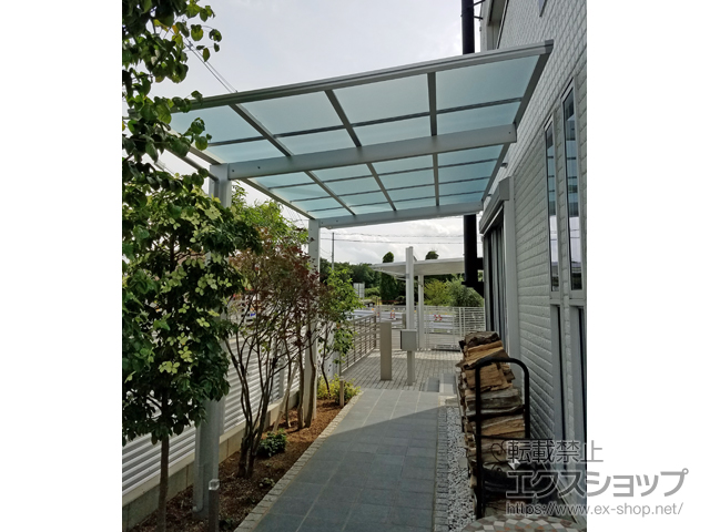 茨城県つくば市ののカーポート エフルージュグラン　積雪〜20cm対応 施工例