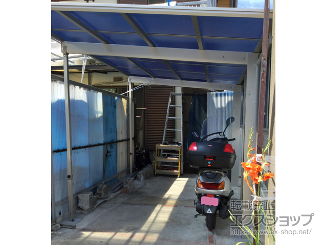 静岡県焼津市ののカーポート エフルージュグラン　積雪〜20cm対応 施工例