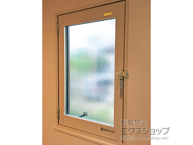 埼玉県春日部市のの二重窓（内窓） インプラス ダストバリア仕様 開き窓 外観右吊元 施工例