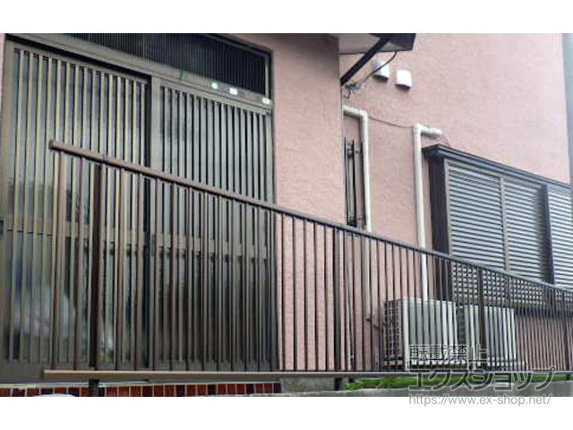 神奈川県大和市ののフェンス・柵 シンプレオフェンスT1型 縦格子22本 自由柱施工 施工例