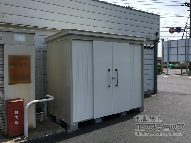 埼玉県春日部市のの物置・屋外倉庫 ガーデンハウス DM-Z2513 一般型 2523×1323×2120（DM-Z2513） DM-Z2513-NW 施工例