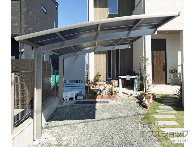 福岡県糟屋郡志免町ののカーポート プレシオスポート 積雪〜20cm対応 施工例