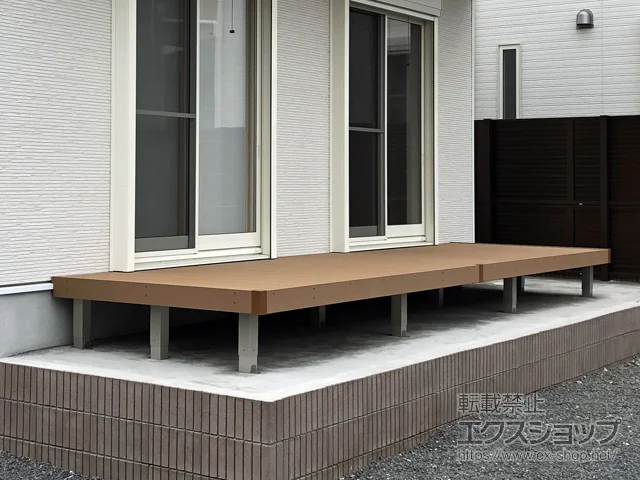 茨城県日立市のYKKAPのウッドデッキ リウッドデッキ 200 施工例
