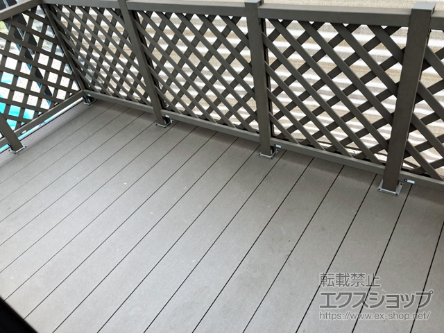 愛媛県今治市ののウッドデッキ リウッドデッキ 200 施工例