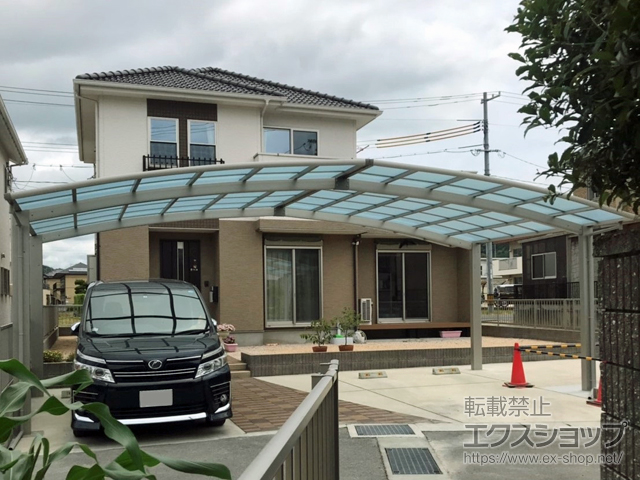 山口県山口市ののカーポート レイナトリプルポートグラン　積雪〜20cm対応 施工例