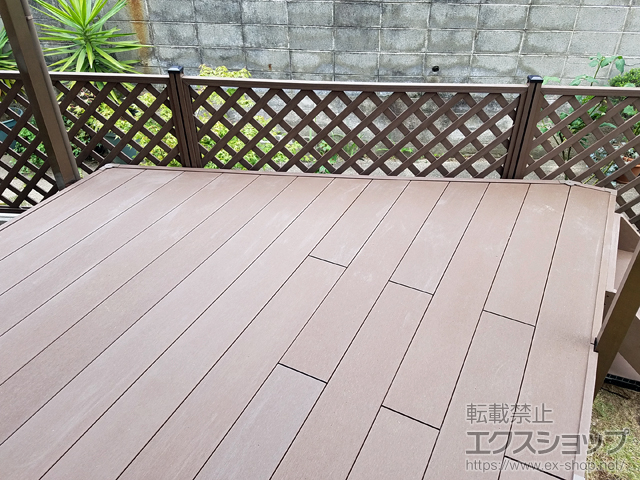 福岡県福岡市ののウッドデッキ リウッドデッキ 200 施工例