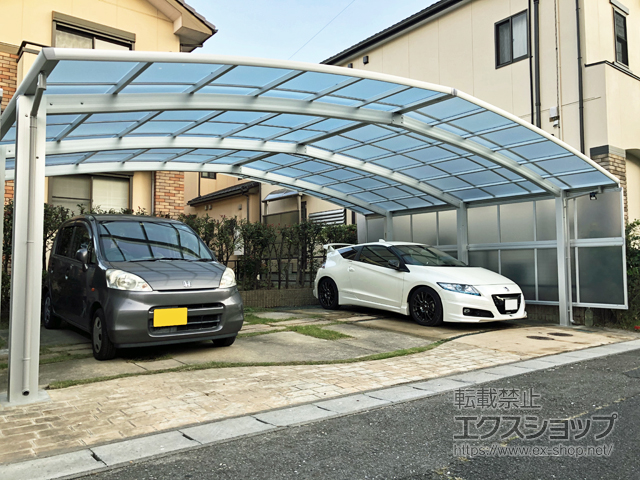 愛知県岩倉市ののカーポート レイナトリプルポートグラン　積雪〜20cm対応 施工例