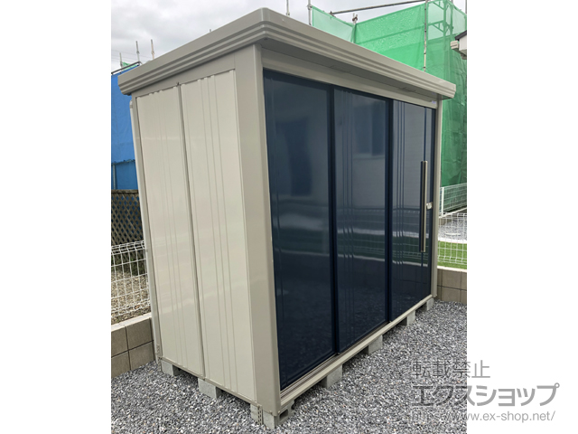 栃木県宇都宮市のの物置・屋外倉庫 Mr.ストックマンダンディ 一般型 2532×1222×2110 ND-2512-DB 施工例