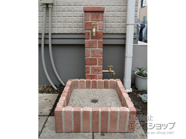 神奈川県川崎市のの立水栓・ガーデンシンク ネオキャスティ 施工例