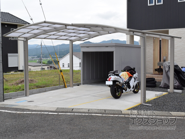 滋賀県大津市ののカーポート レイナポートグラン　積雪〜20cm対応 施工例