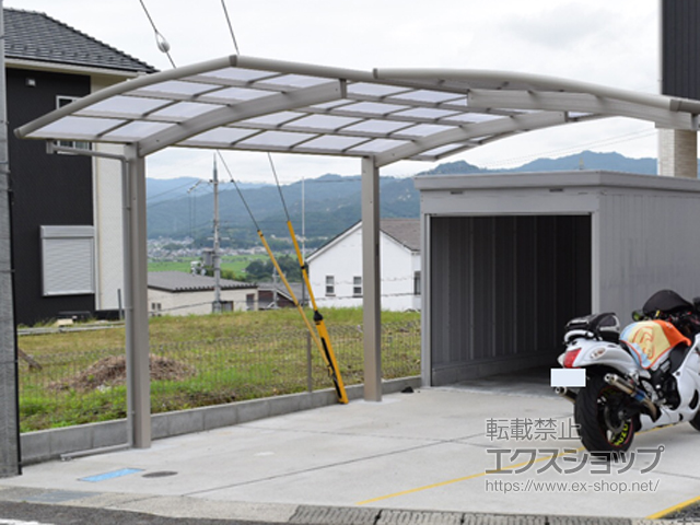 滋賀県大津市ののカーポート レイナポートグラン　積雪〜20cm対応 施工例