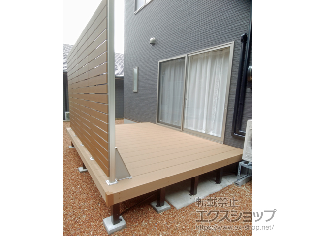 石川県金沢市ののウッドデッキ リウッドデッキ 200 施工例