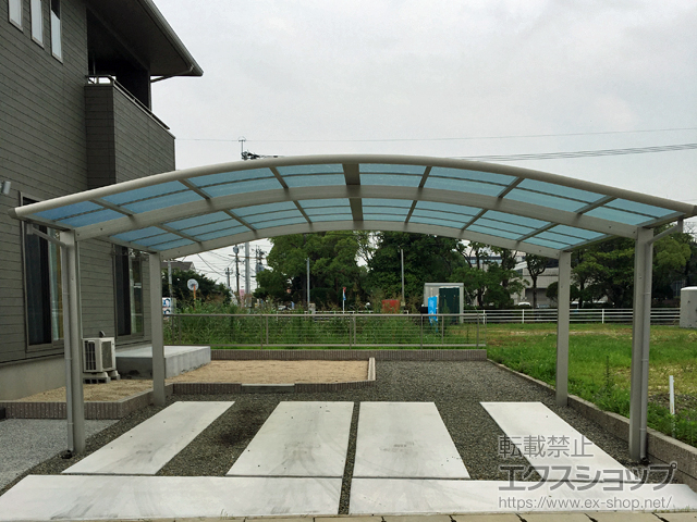 熊本県熊本市ののカーポート レイナツインポートグラン　積雪〜20cm対応 施工例
